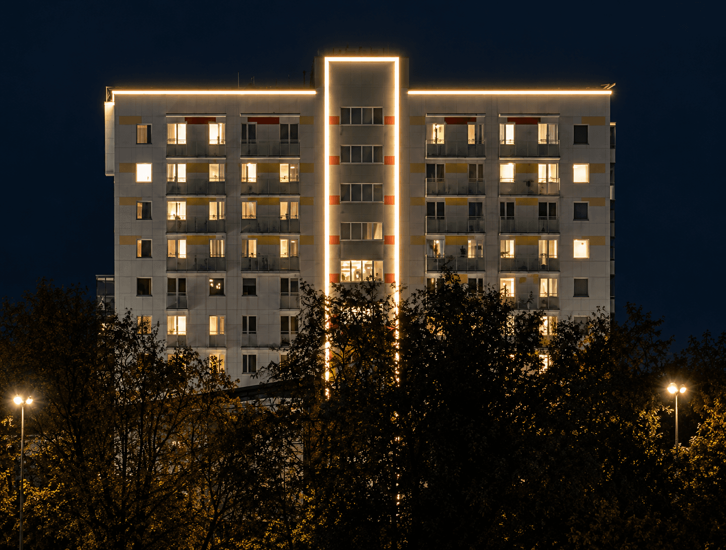 Подсветка «Клубного квартала»